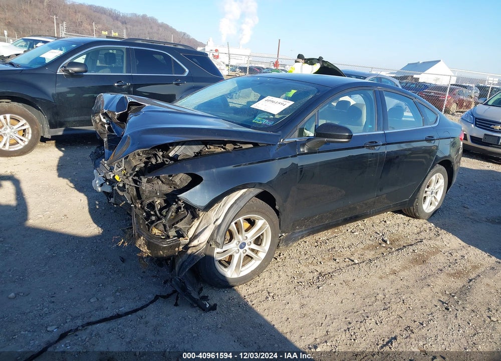 2018 FORD FUSION SE VIN: 3FA6P0H7XJR125666