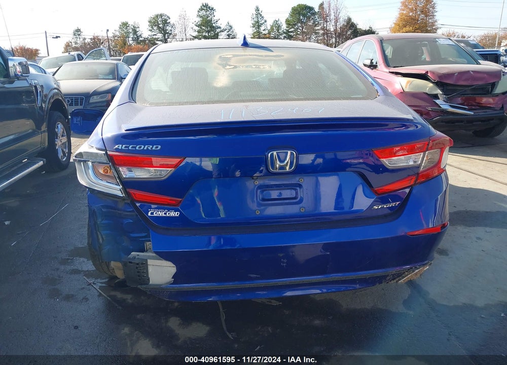 2018 HONDA ACCORD SPORT VIN: 1HGCV1F30JA238854