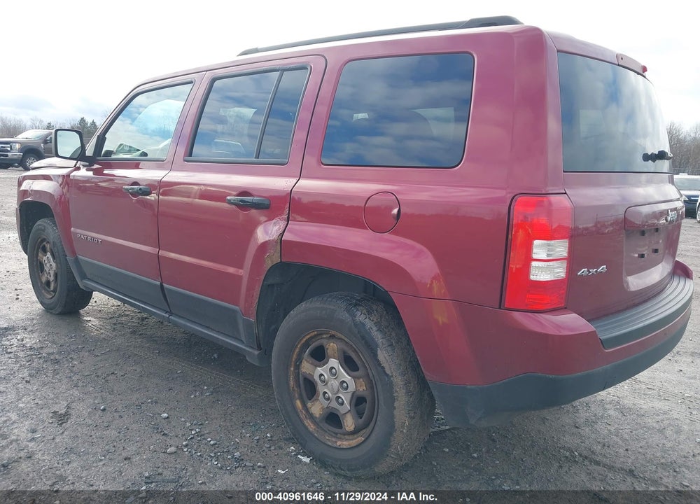 2016 JEEP PATRIOT SPORT VIN: 1C4NJRBB5GD779310