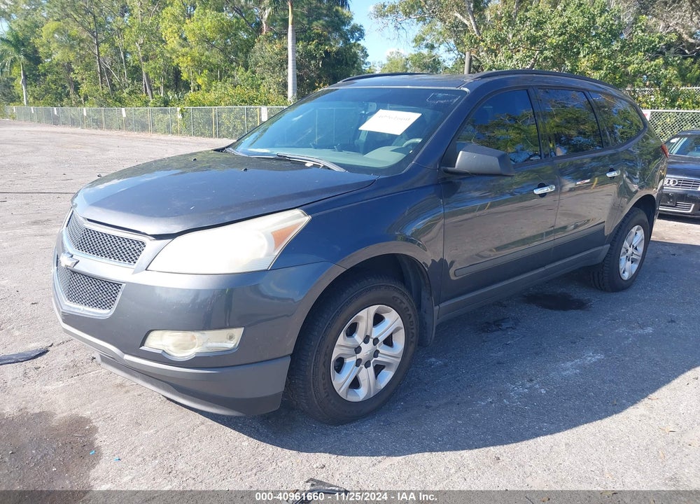 2012 CHEVROLET TRAVERSE LS VIN: 1GNKRFED6CJ301911
