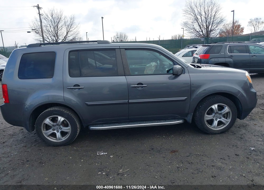 2012 HONDA PILOT EX-L VIN: 5FNYF4H74CB036354