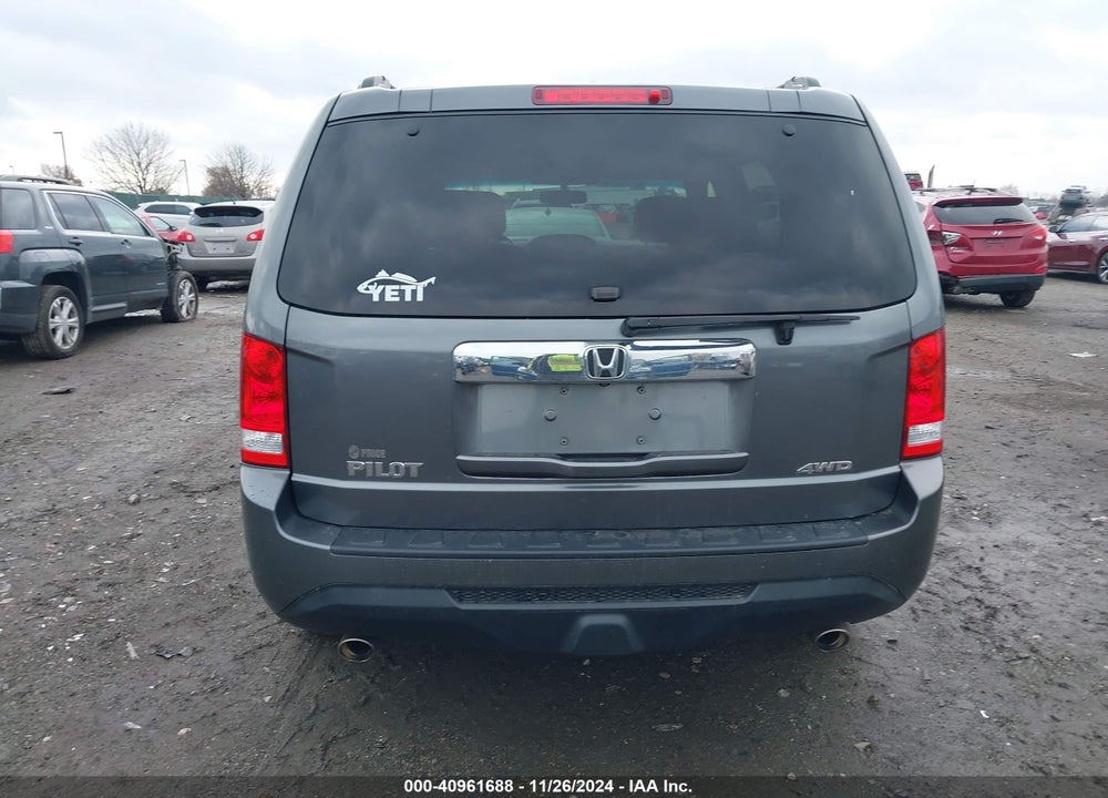 2012 HONDA PILOT EX-L VIN: 5FNYF4H74CB036354