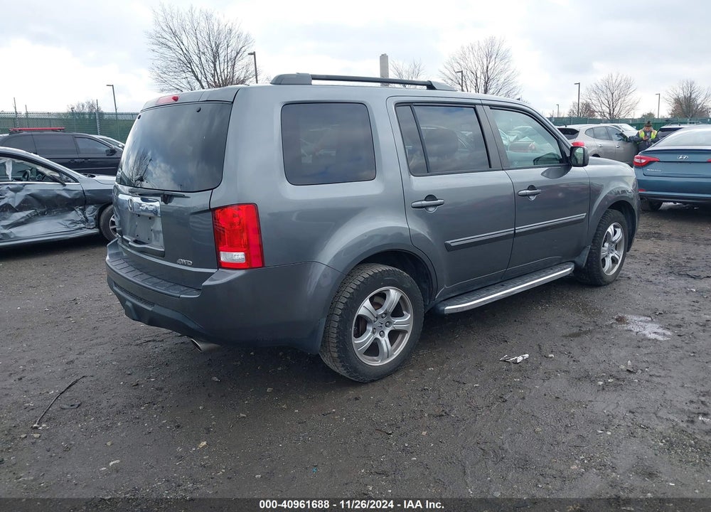 2012 HONDA PILOT EX-L VIN: 5FNYF4H74CB036354
