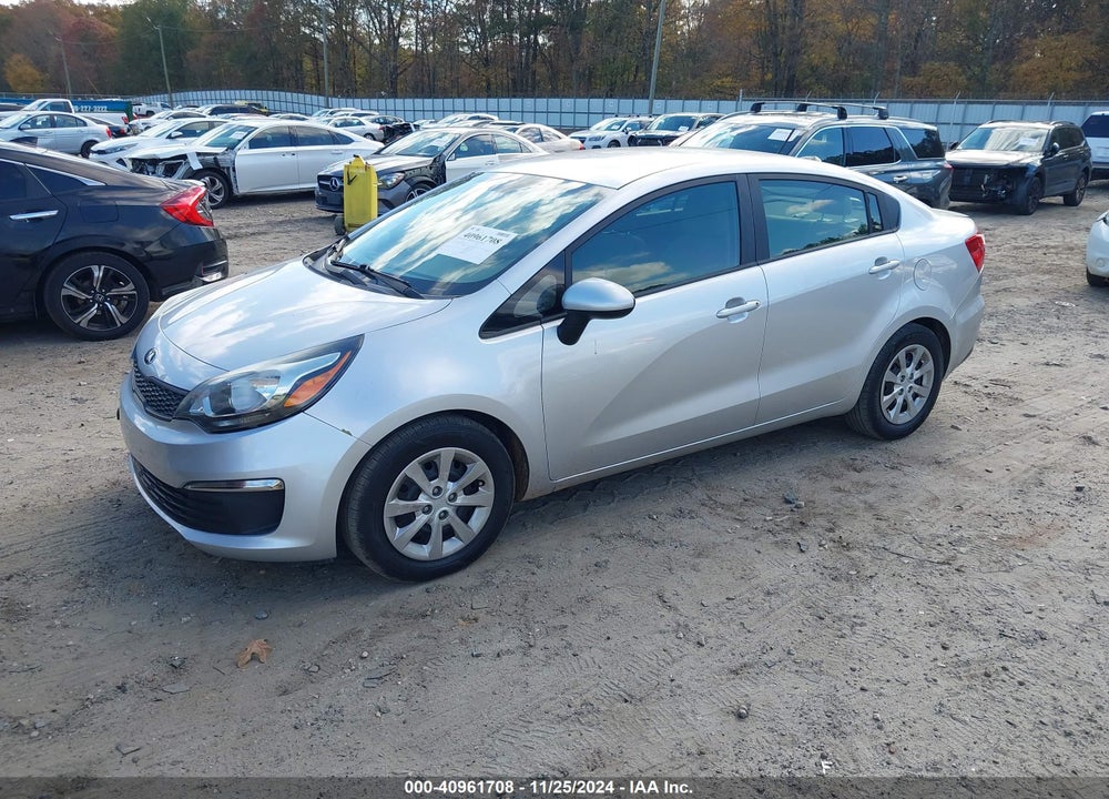 2016 KIA RIO LX VIN: KNADM4A34G6658141