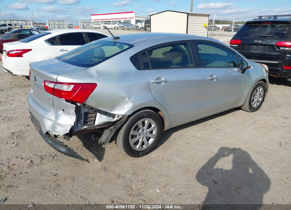 2016 KIA RIO LX VIN: KNADM4A34G6658141