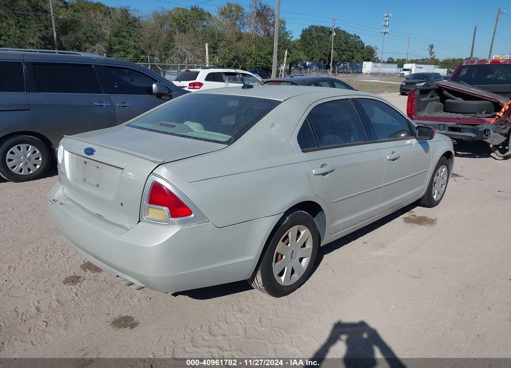 2008 FORD FUSION S VIN: 3FAHP06Z68R125154