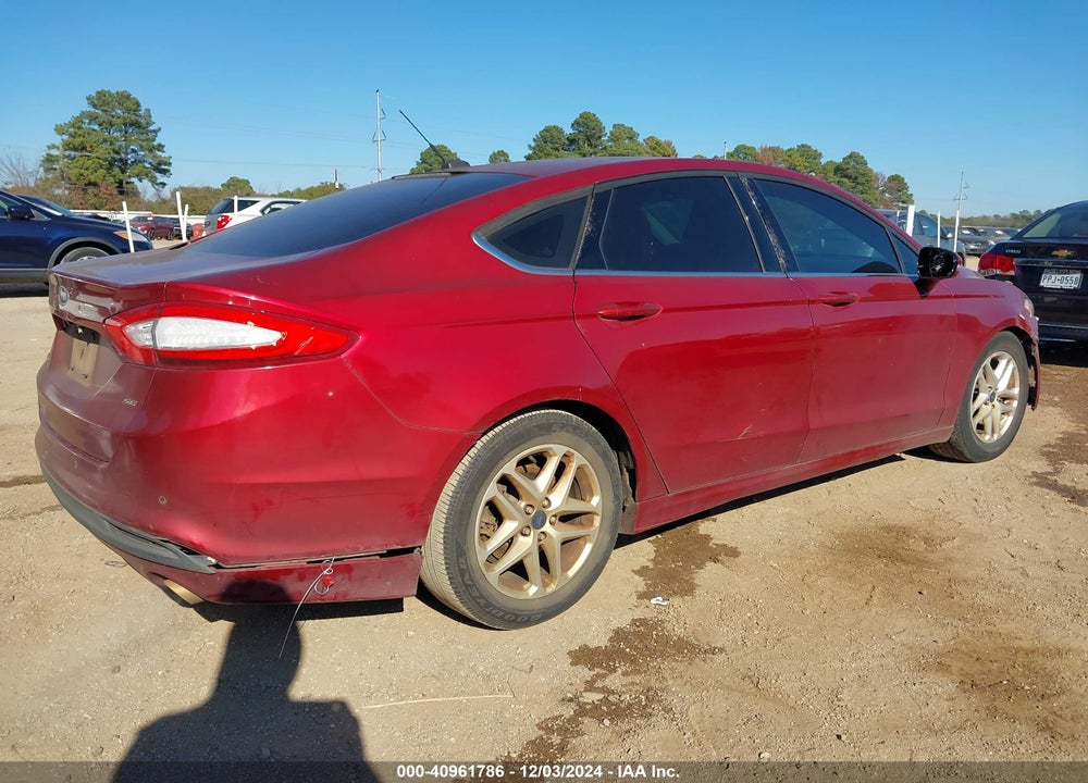 2016 FORD FUSION SE VIN: 3FA6P0H72GR164504