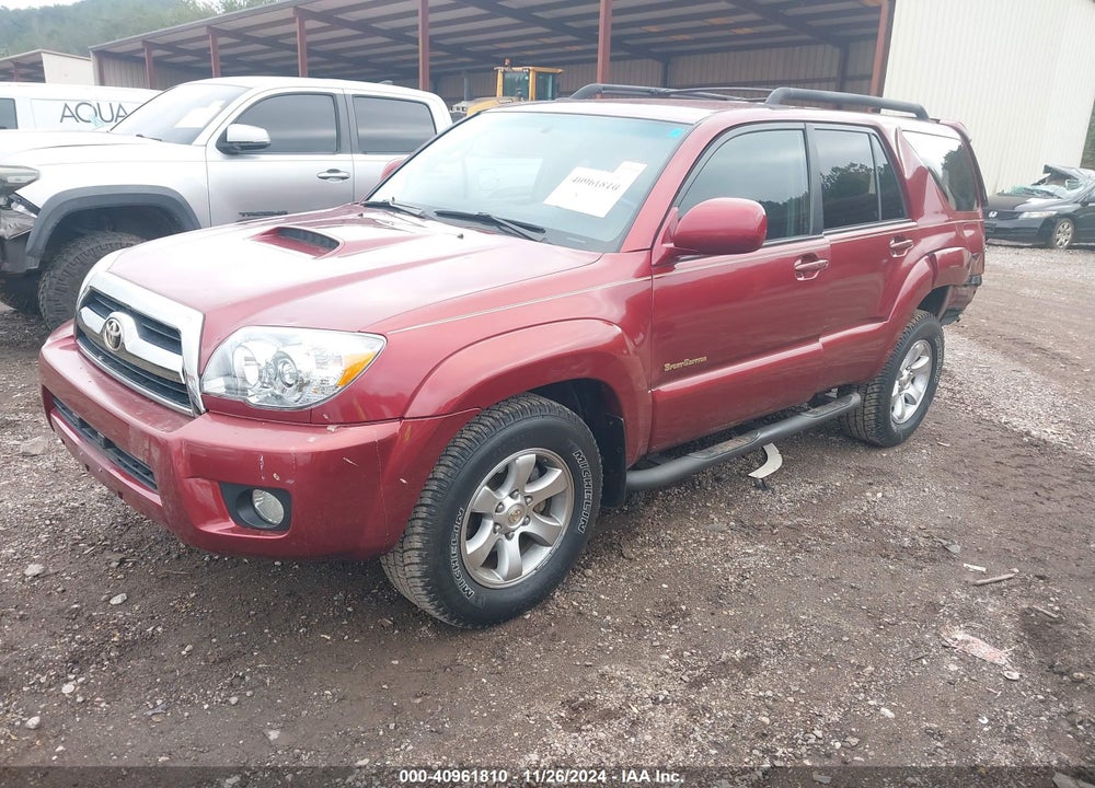 2007 TOYOTA 4RUNNER SPORT V6 VIN: JTEZU14R878076230