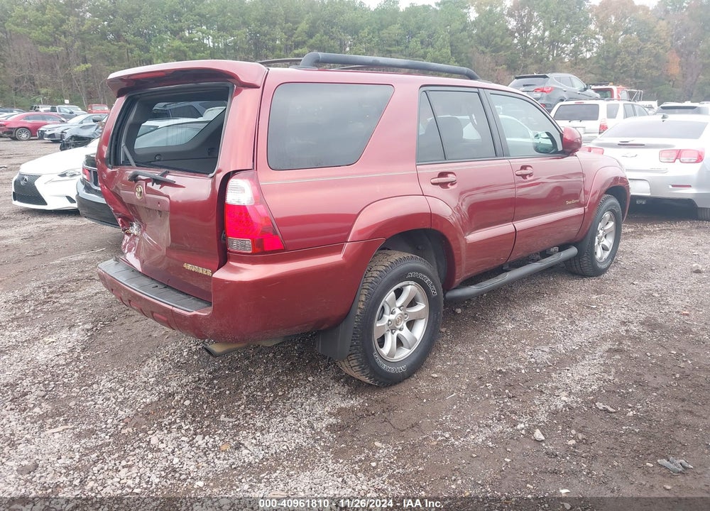 2007 TOYOTA 4RUNNER SPORT V6 VIN: JTEZU14R878076230
