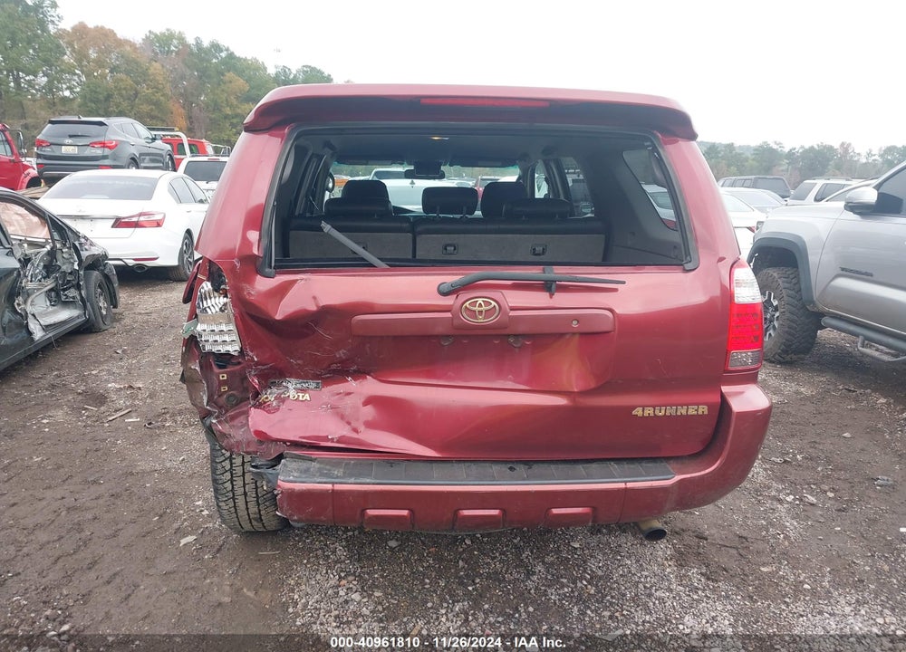 2007 TOYOTA 4RUNNER SPORT V6 VIN: JTEZU14R878076230