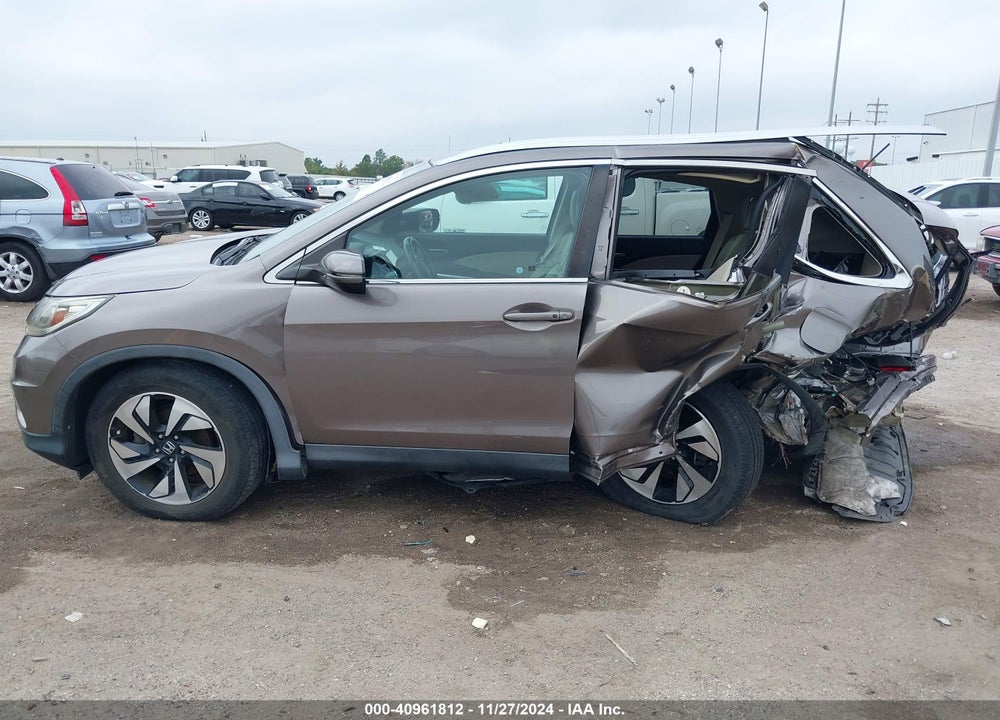 2016 HONDA CR-V TOURING VIN: 5J6RM4H95GL112348
