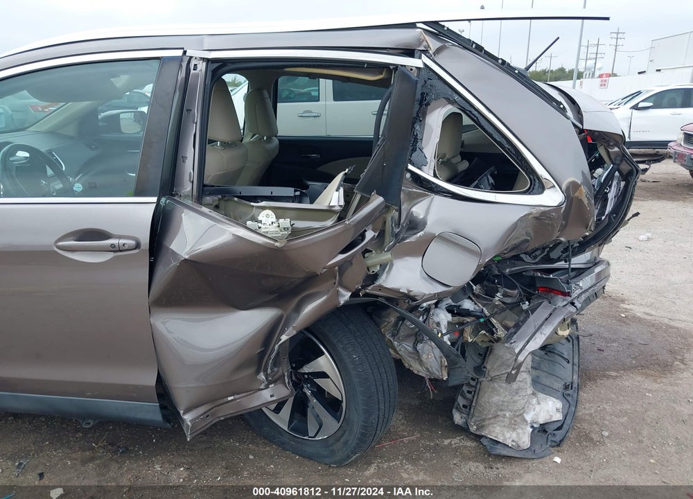 2016 HONDA CR-V TOURING VIN: 5J6RM4H95GL112348
