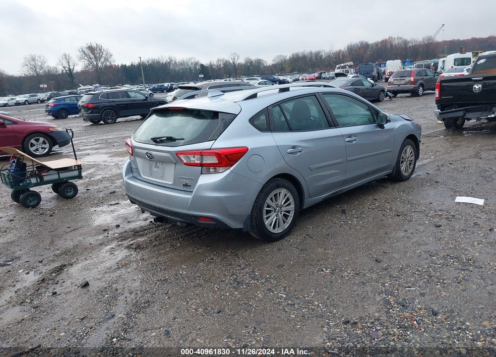 2017 SUBARU IMPREZA 2.0I PREMIUM VIN: 4S3GTAB60H3713889