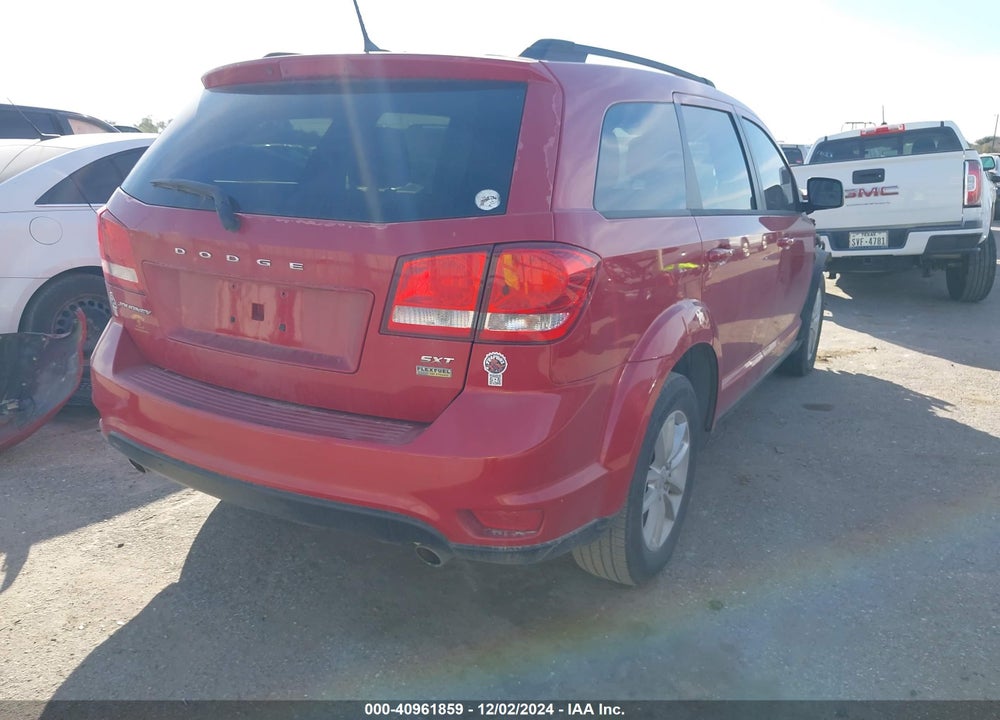 2014 DODGE JOURNEY SXT VIN: 3C4PDCBG0ET161652