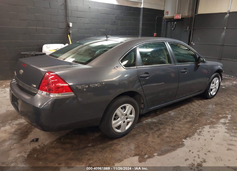 2008 CHEVROLET IMPALA LS VIN: 2G1WB58KX89204192