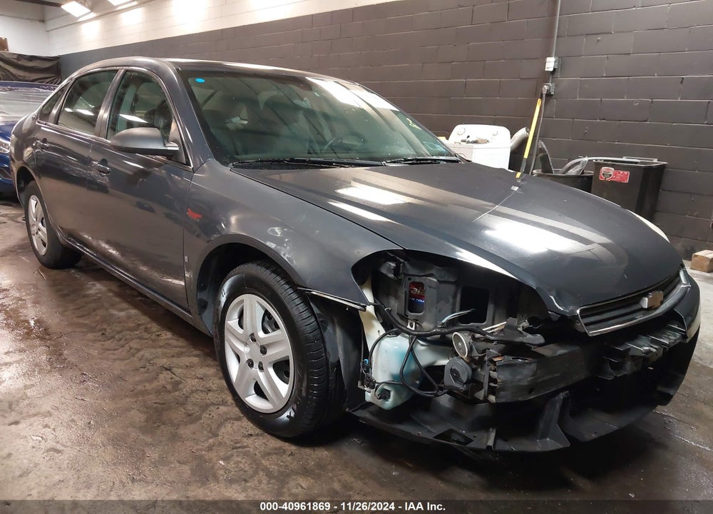 2008 CHEVROLET IMPALA LS VIN: 2G1WB58KX89204192