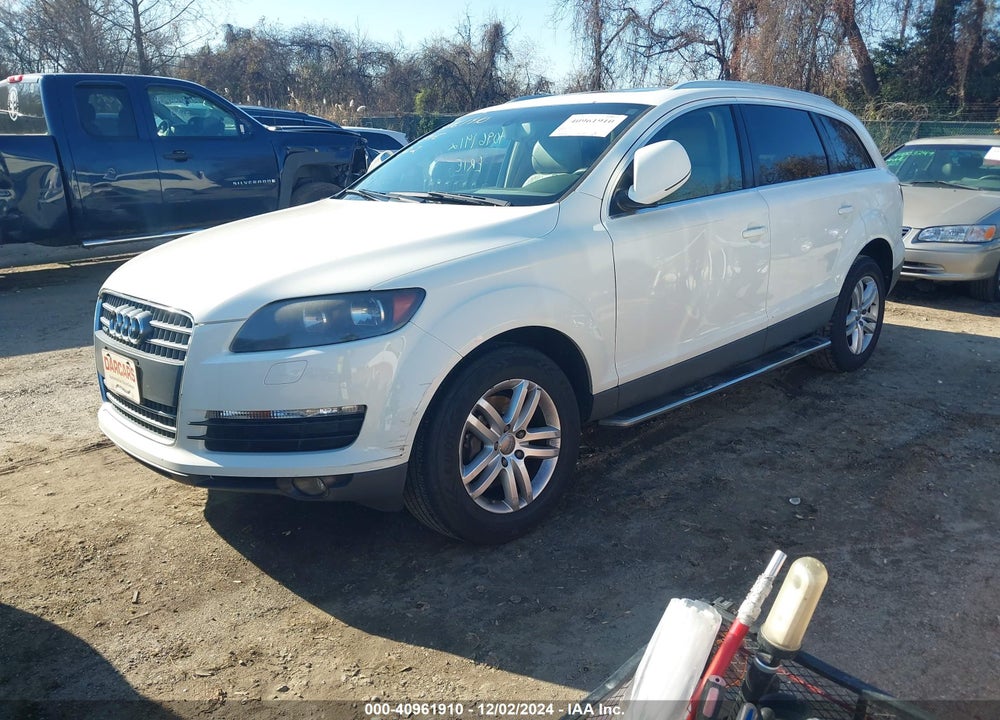 2009 AUDI Q7 3.6 5 PASSENGER/3.6 PREMIUM VIN: WA1AY94L59D020038