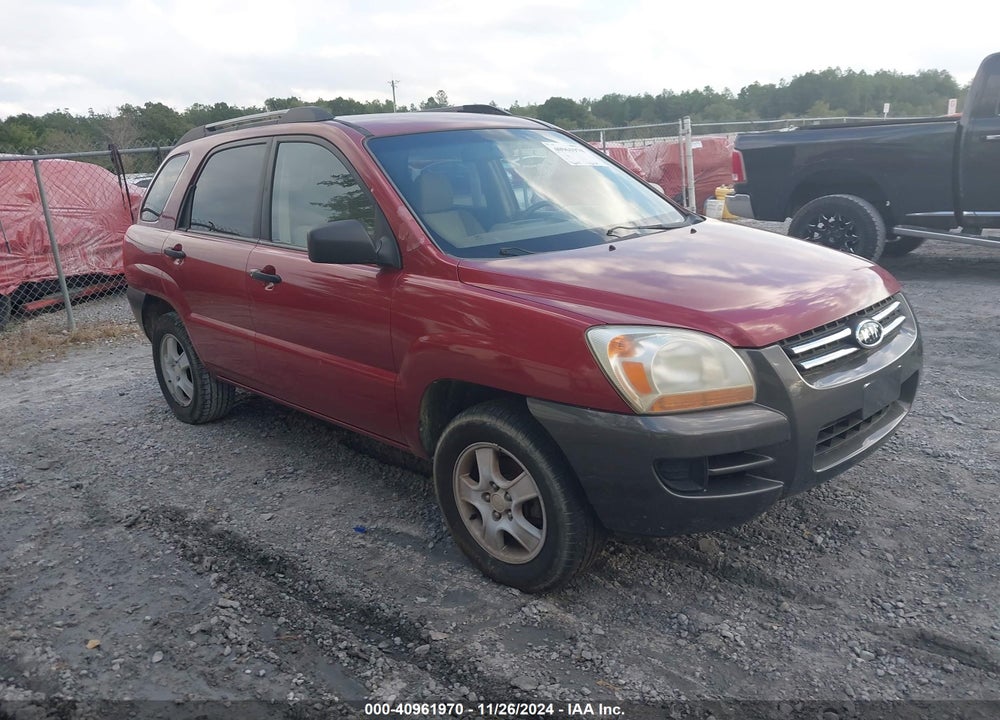 2005 KIA SPORTAGE LX VIN: KNDJF724657051576