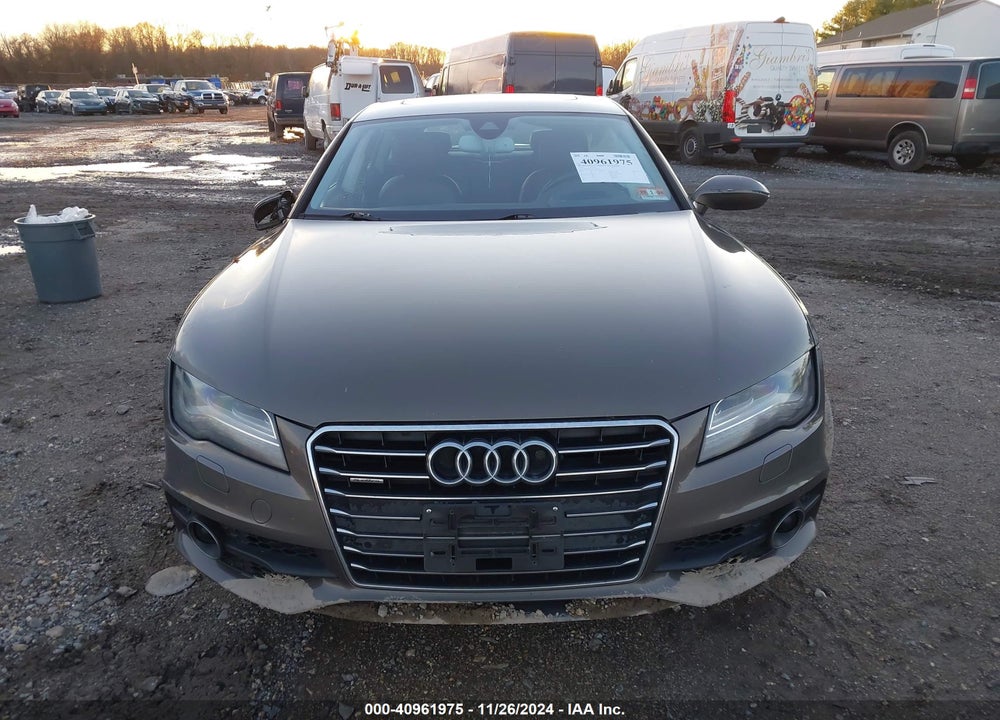 2012 AUDI A7 PREMIUM VIN: WAU3GAFC5CN101376