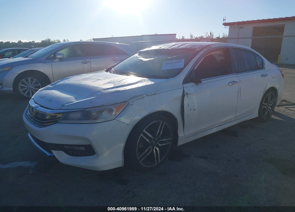 2017 HONDA ACCORD SPORT SE VIN: 1HGCR2F13HA127718