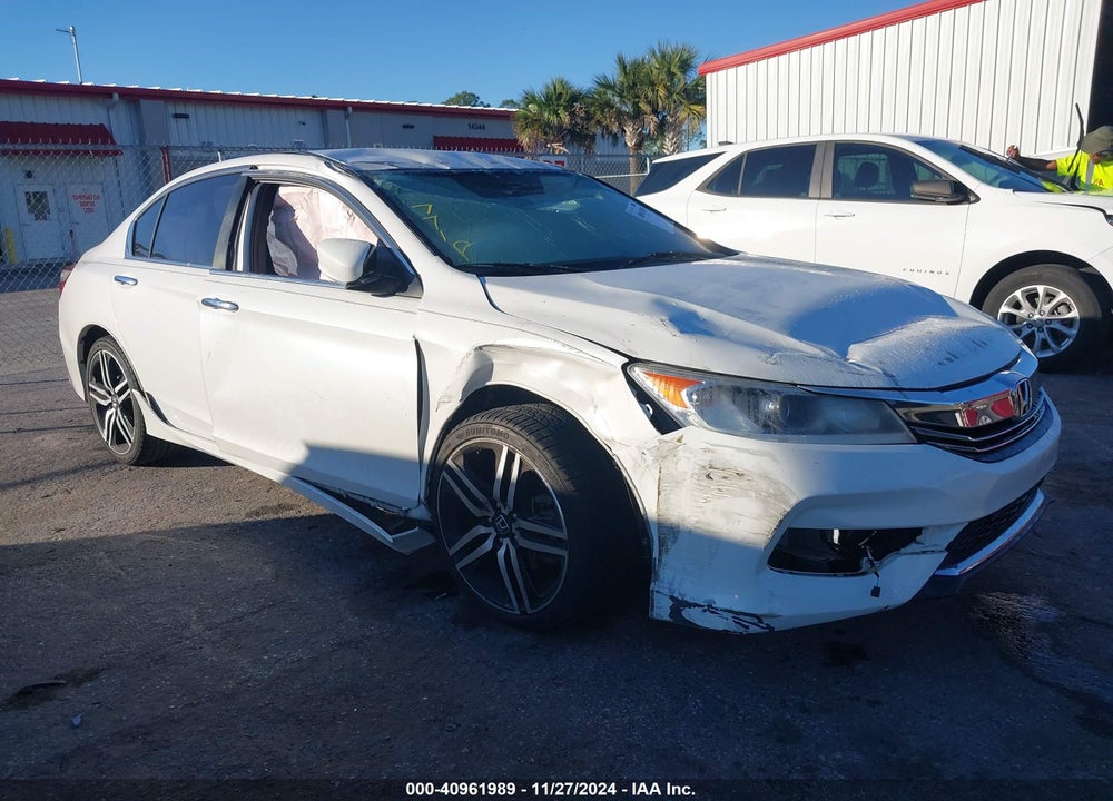 2017 HONDA ACCORD SPORT SE VIN: 1HGCR2F13HA127718