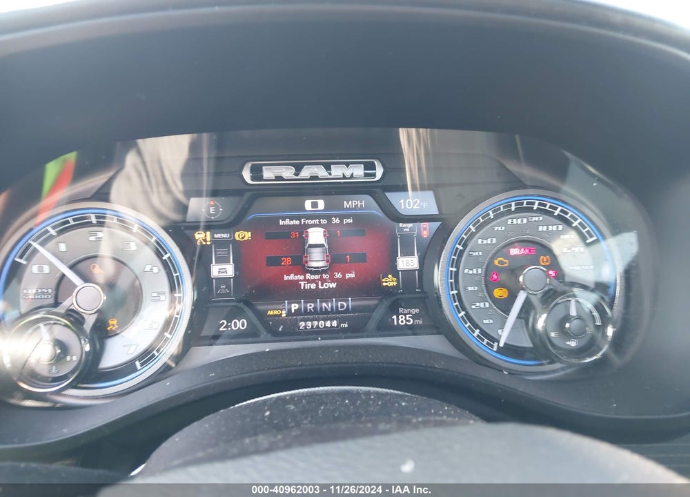 2019 RAM 1500 VIN: 1C6RREHT0KN827499