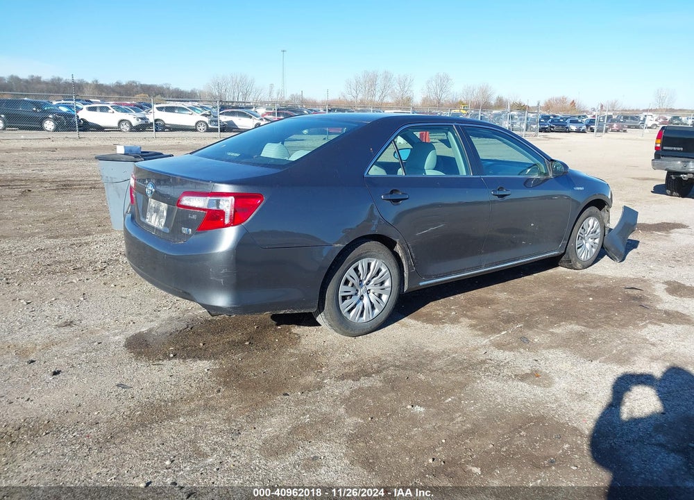 2012 TOYOTA CAMRY HYBRID VIN: 4T1BD1FK2CU056879