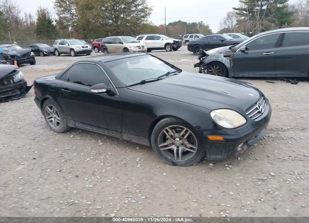 2002 MERCEDES-BENZ SLK 320 VIN: WDBKK65F82F255173