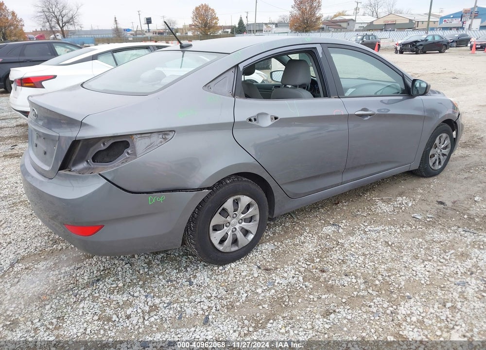 2016 HYUNDAI ACCENT SE VIN: KMHCT4AE0GU029096