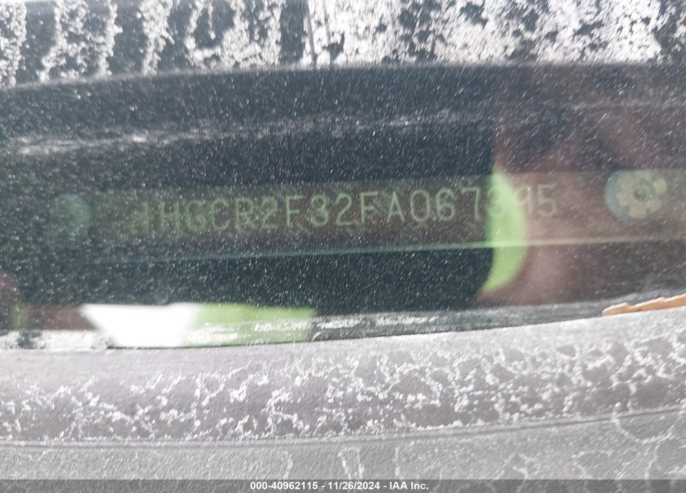 2015 HONDA ACCORD LX VIN: 1HGCR2F32FA067395