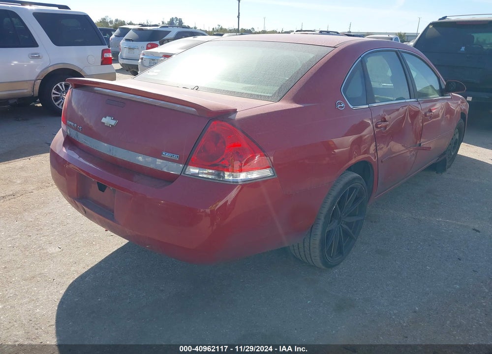 2008 CHEVROLET IMPALA LS VIN: 2G1WB58K581217821