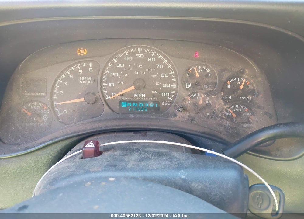 2002 CHEVROLET SILVERADO 2500HD LS VIN: 1GCHK23U82F247208