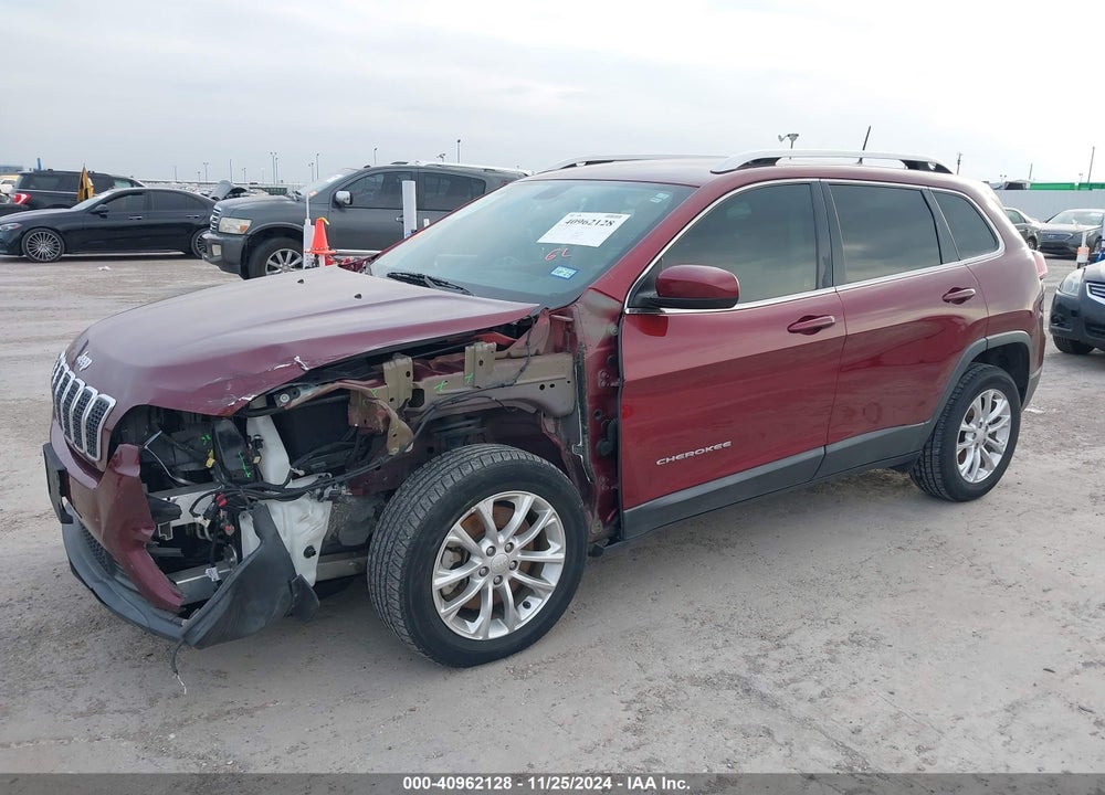 2019 JEEP CHEROKEE LATITUDE VIN: 1C4PJLCB8KD153473