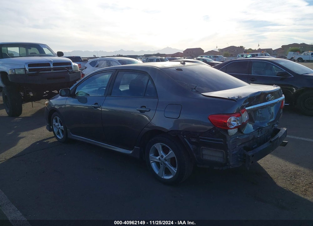 2011 TOYOTA COROLLA S VIN: 2T1BU4EE2BC602951