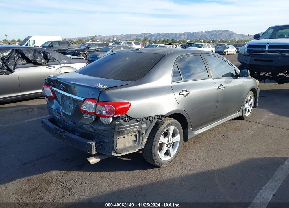 2011 TOYOTA COROLLA S VIN: 2T1BU4EE2BC602951