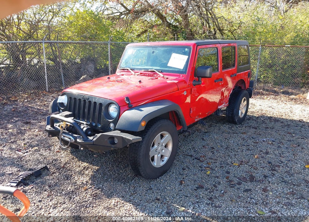 2014 JEEP WRANGLER UNLIMITED SPORT VIN: 1C4BJWDGXEL115551