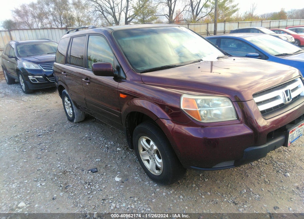 2008 HONDA PILOT VP VIN: 5FNYF18248B023985