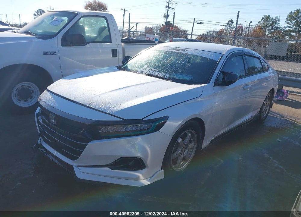 2022 HONDA ACCORD VIN: 1HGCV1F38NA043588