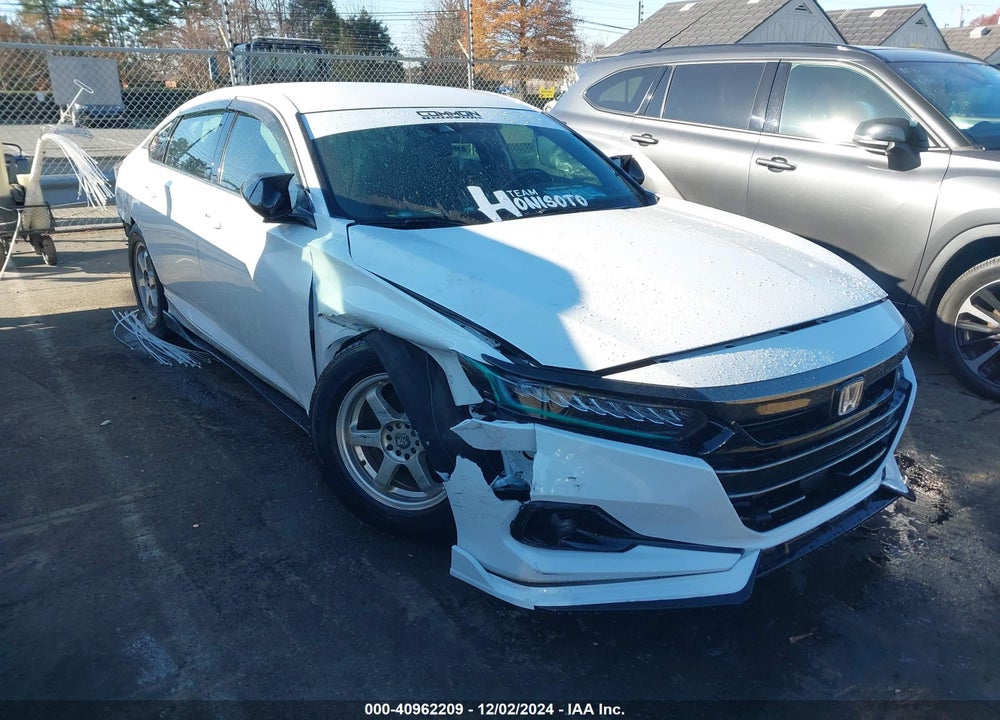 2022 HONDA ACCORD VIN: 1HGCV1F38NA043588