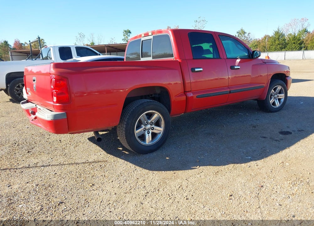 2007 DODGE DAKOTA SLT VIN: 1D7HE48K97S127951