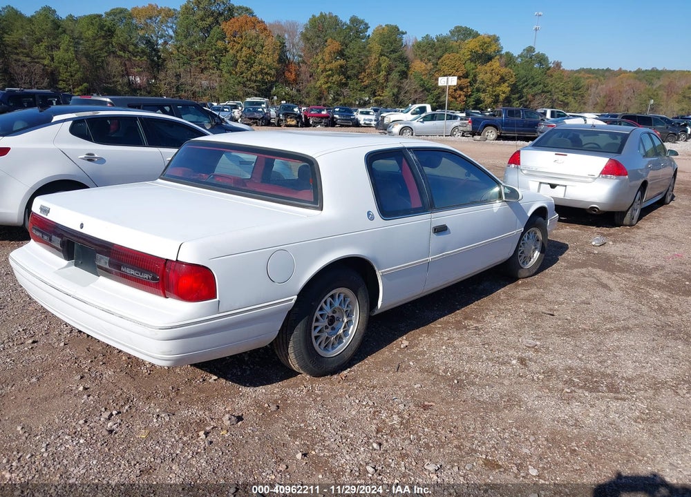 1993 MERCURY COUGAR XR7 VIN: 1MEPM6242PH608201