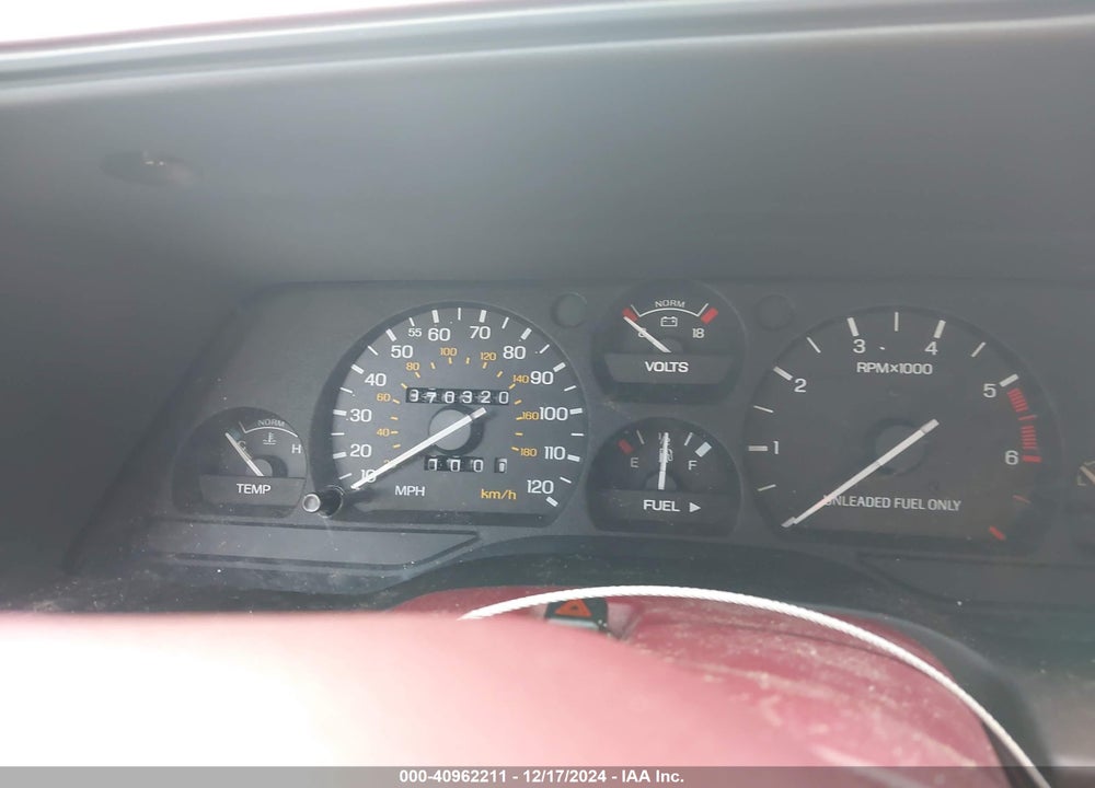 1993 MERCURY COUGAR XR7 VIN: 1MEPM6242PH608201