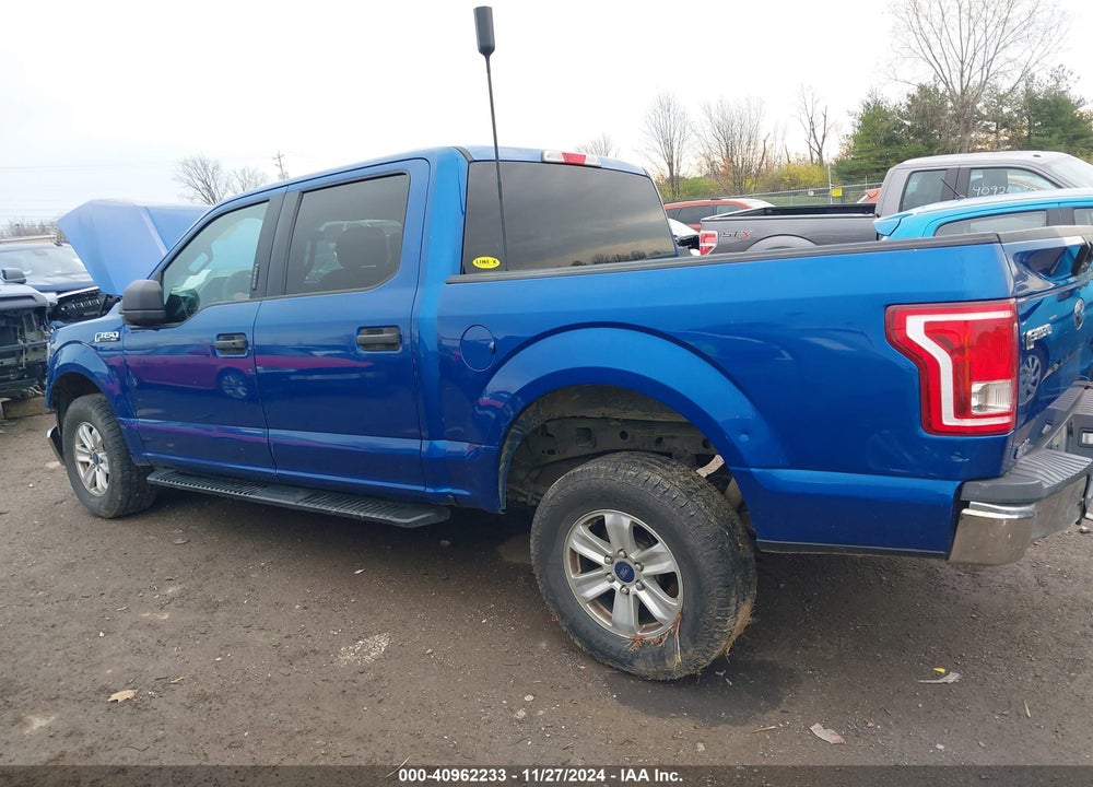 2017 FORD F-150 XLT VIN: 1FTEW1EG0HFC51559