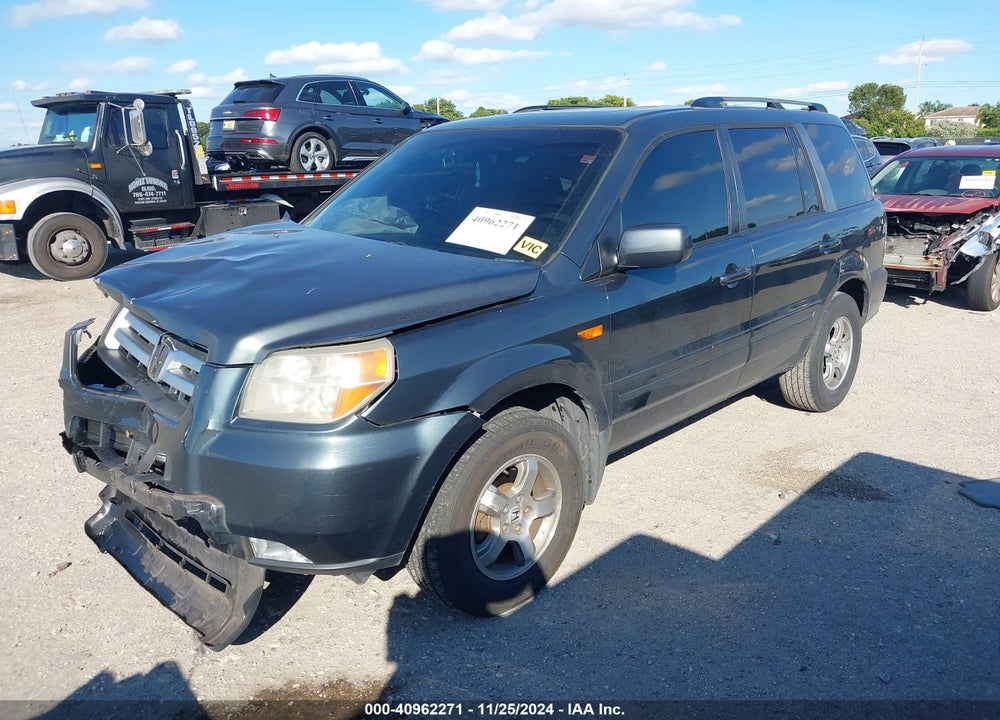 2006 HONDA PILOT EX-L VIN: 2HKYF18656H551763