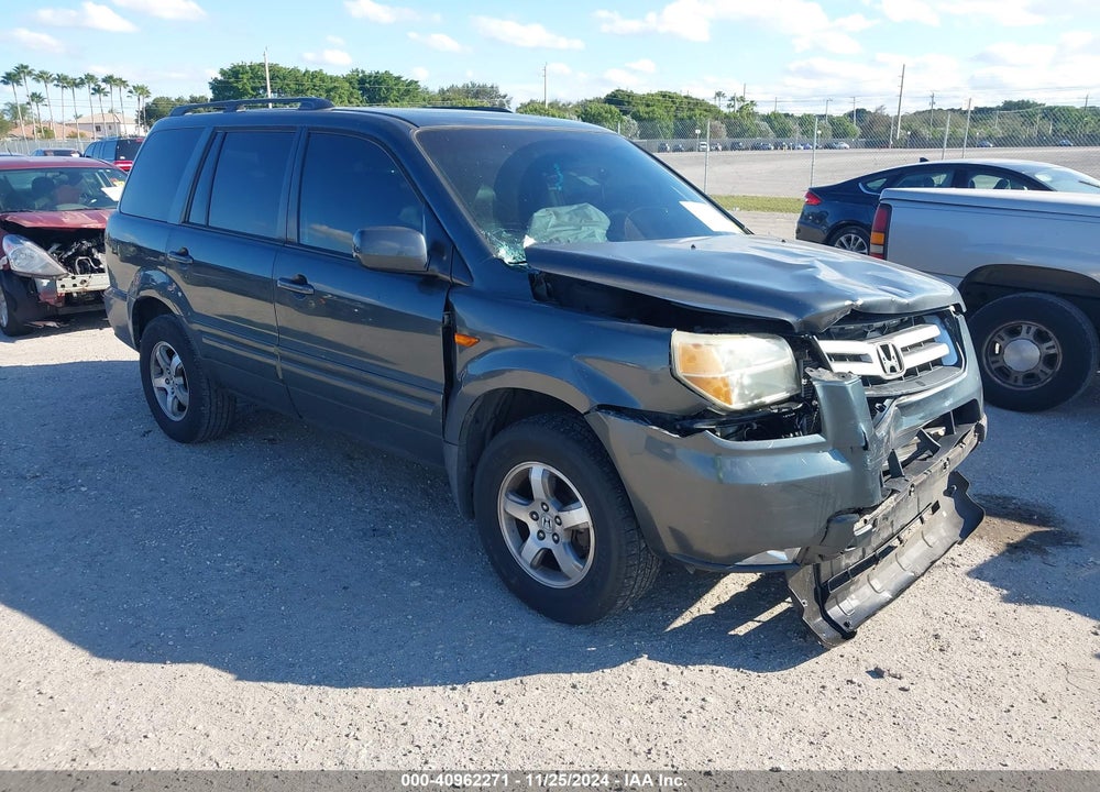 2006 HONDA PILOT EX-L VIN: 2HKYF18656H551763