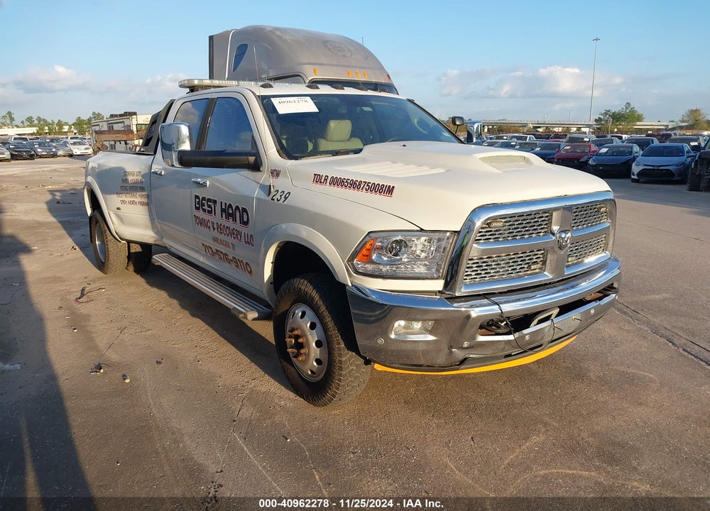 2017 RAM 3500 LAIE  4X4 8' BOX VIN: 3C63RRJL1HG508024