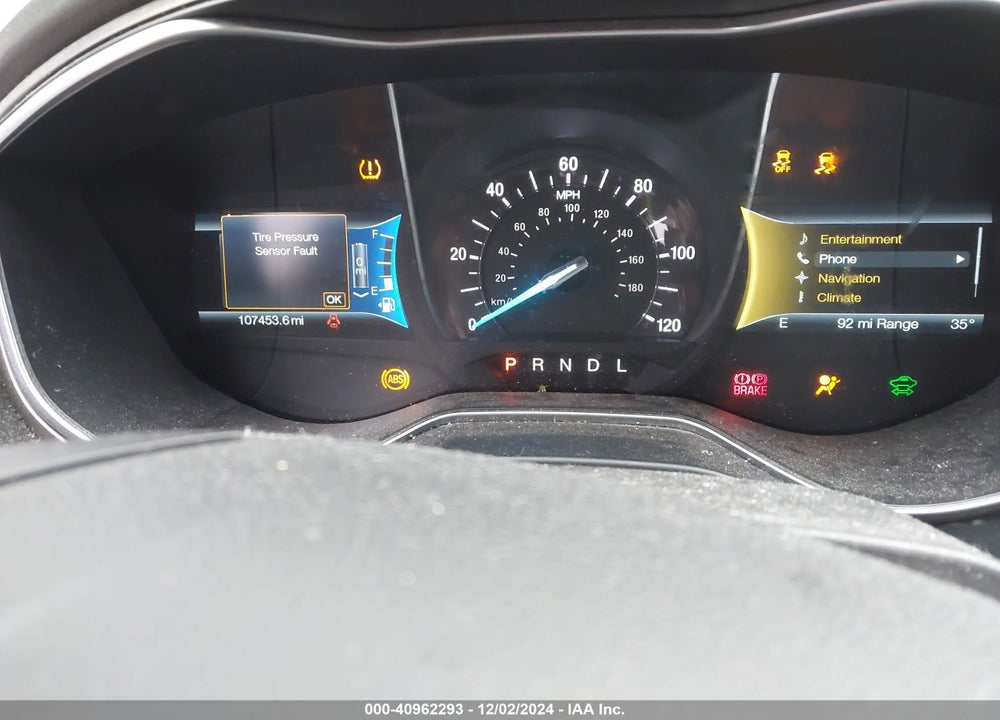 2015 FORD FUSION ENERGI SE LUXURY VIN: 3FA6P0PU9FR242945