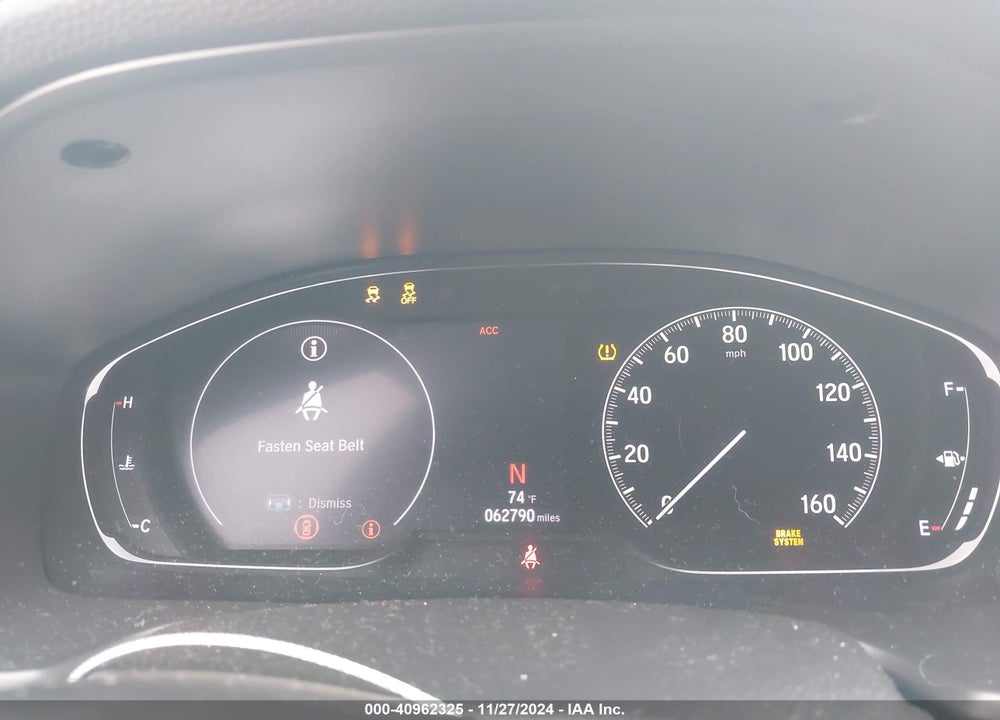 2020 HONDA ACCORD VIN: 1HGCV1F36LA143427
