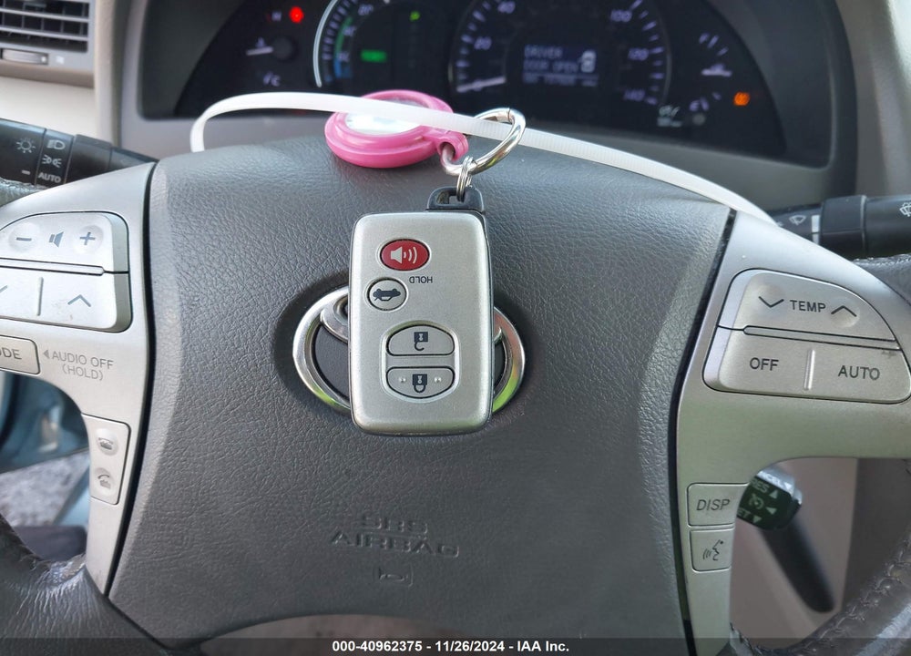 2011 TOYOTA CAMRY HYBRID VIN: 4T1BB3EK7BU133635