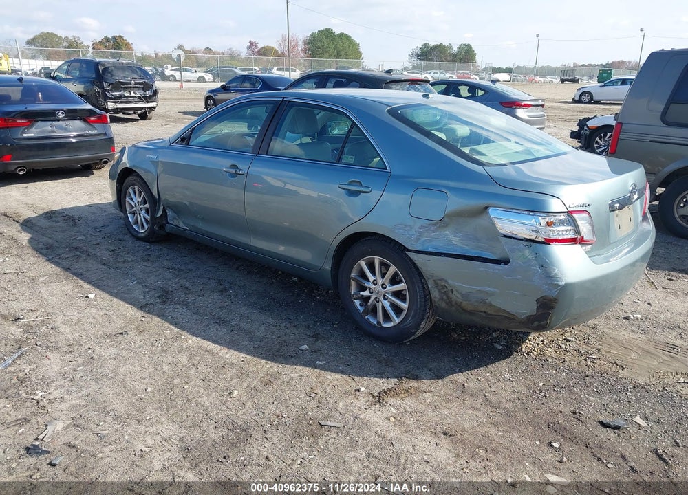 2011 TOYOTA CAMRY HYBRID VIN: 4T1BB3EK7BU133635